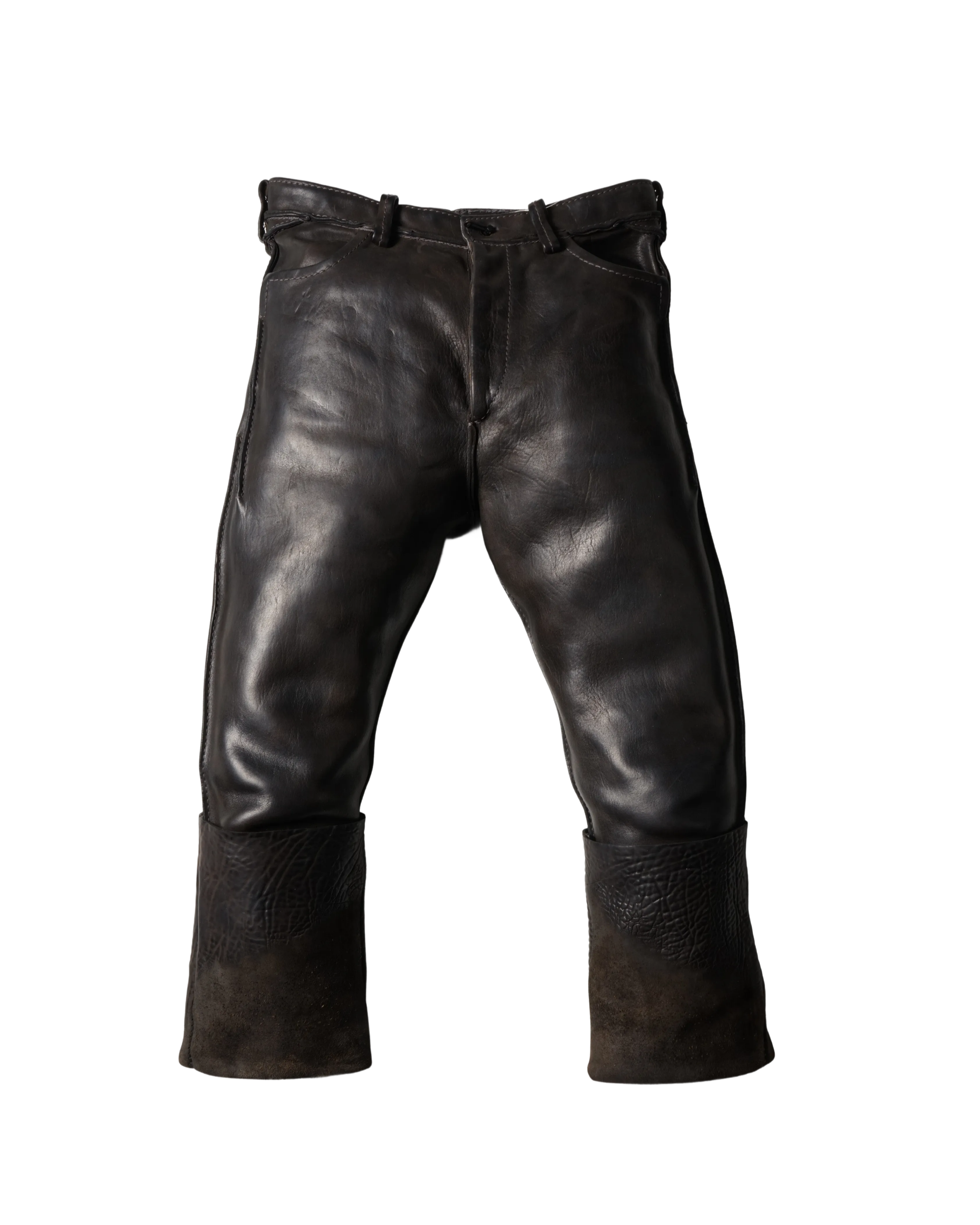 Carol Christian Poell パンツ Carol Christian Poell Box Leather Trousers - Archived