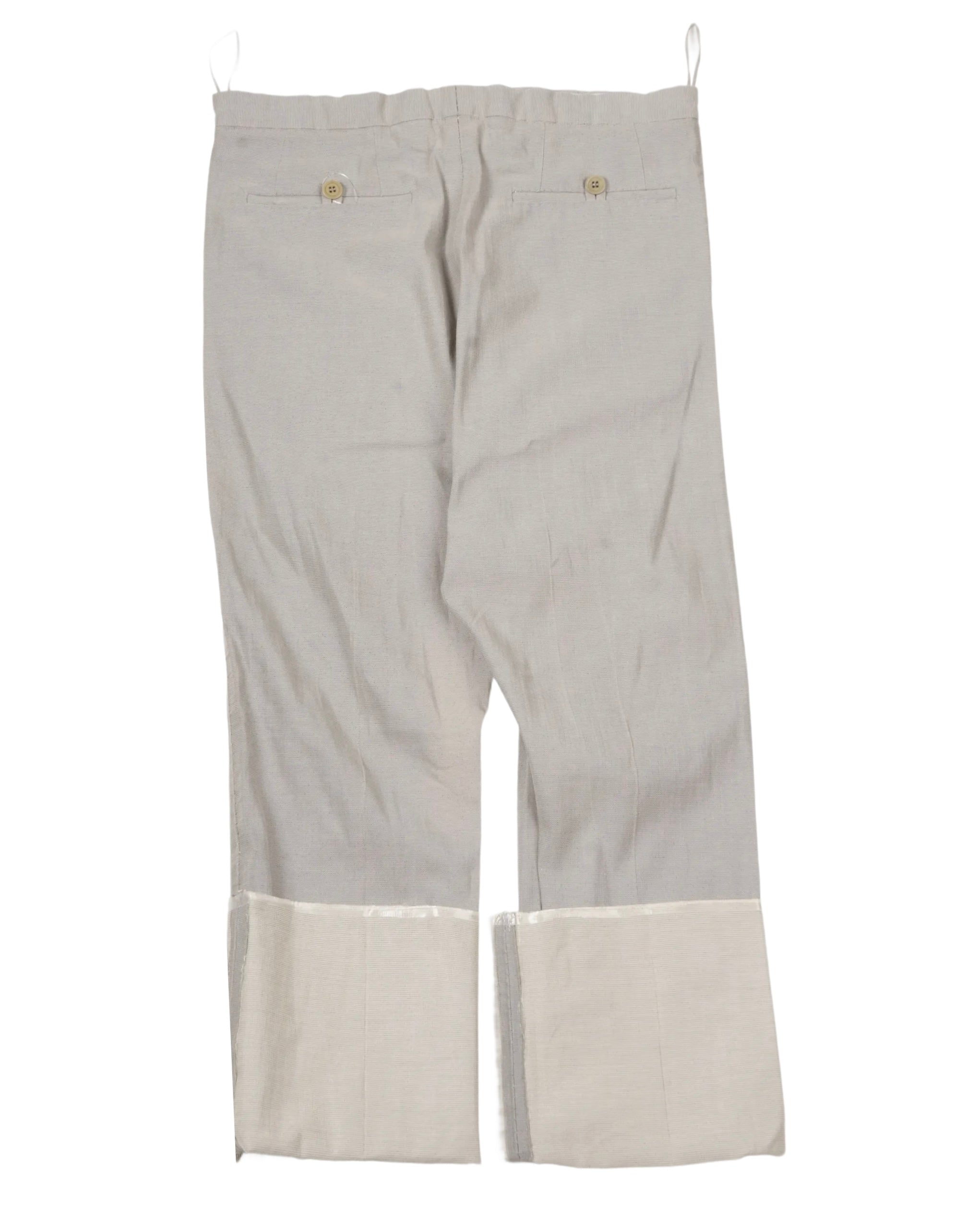 Carol Christian Poell Xposed Stirred Chain Seam Ankle Trousers Carol Christian Poell Xposed Stirred Chain Seam Ankle Trousers