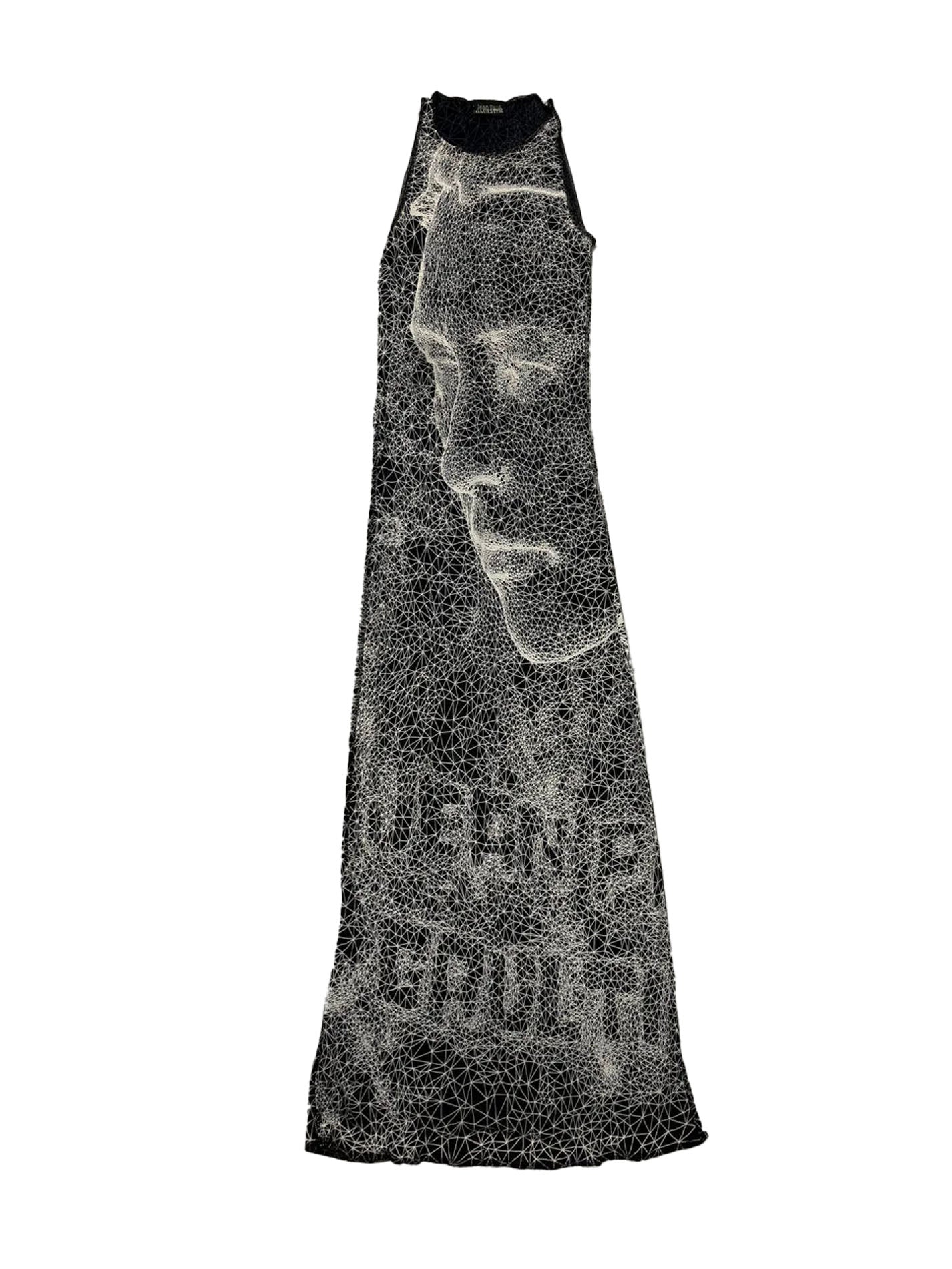 Jean Paul Gaultier Constellation Galaxy Illusion Long Dress - Archived Jean Paul Gaultier Constellation Galaxy Illusion Long Dress - Archived