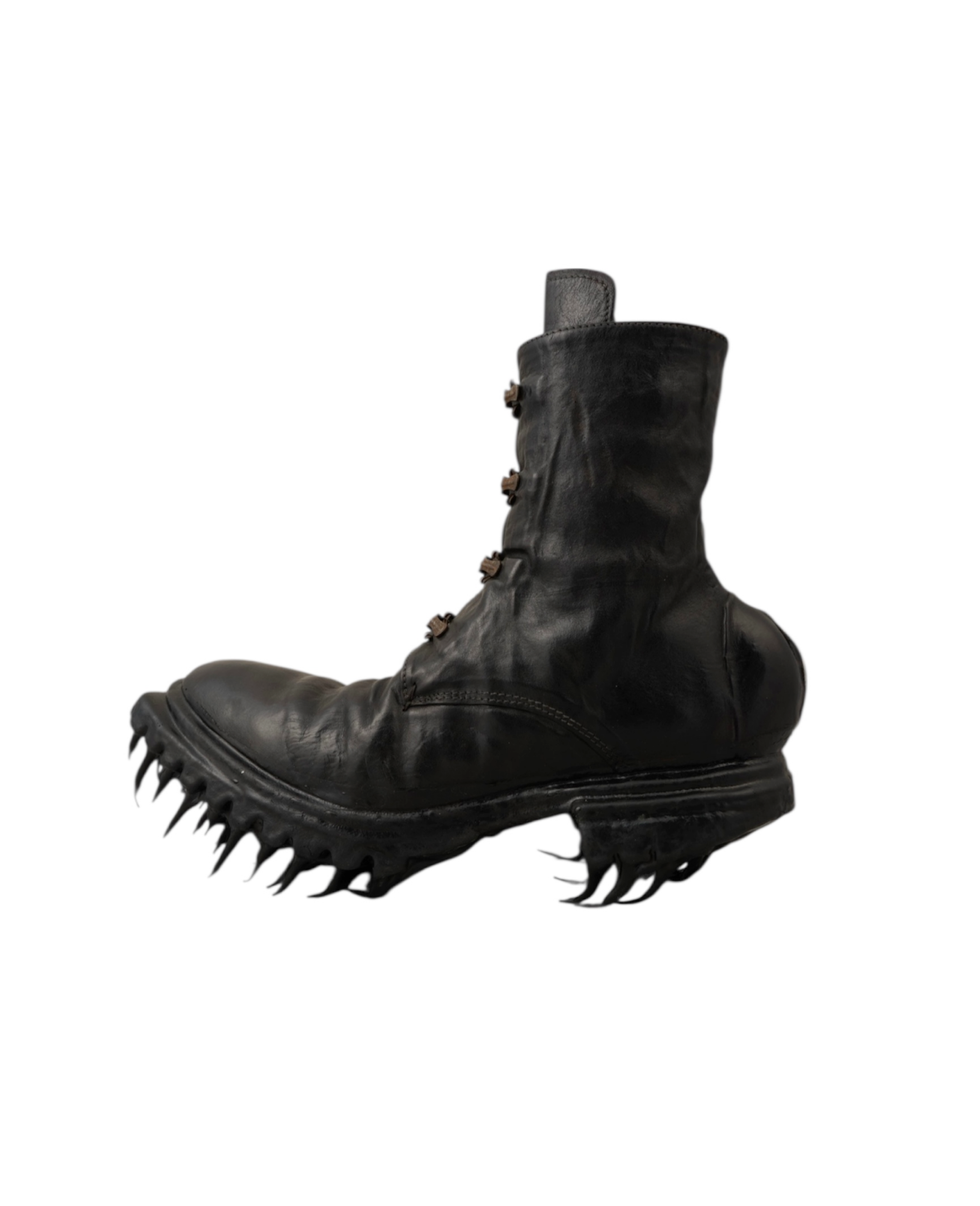 Carol Christian Poell Prosthetic Buckle Drip Boots - Archived