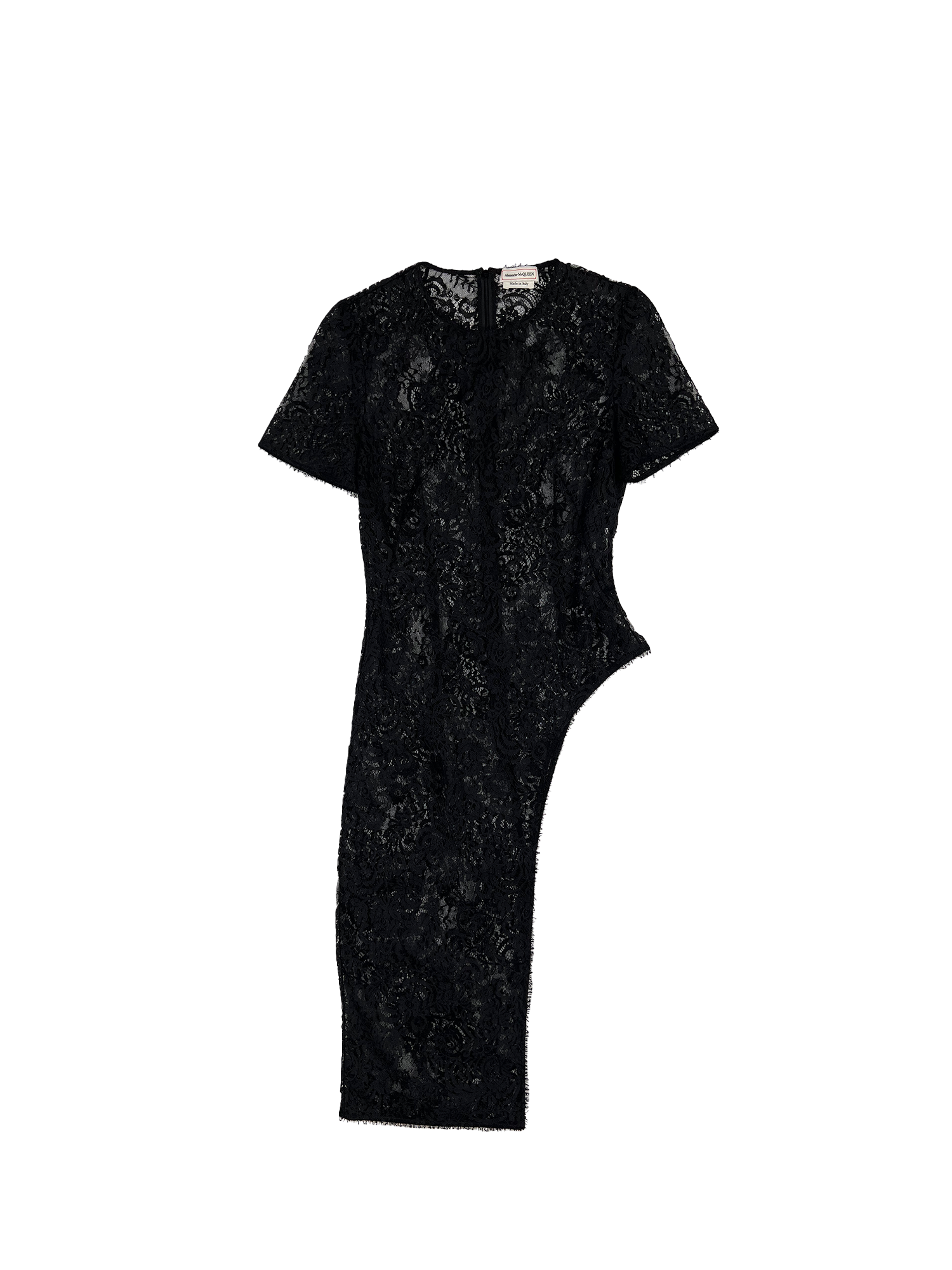 Alexander McQueen 2010s Asymmetrical Lace Top - Archived Alexander McQueen 2010s Asymmetrical Lace Top - Archived
