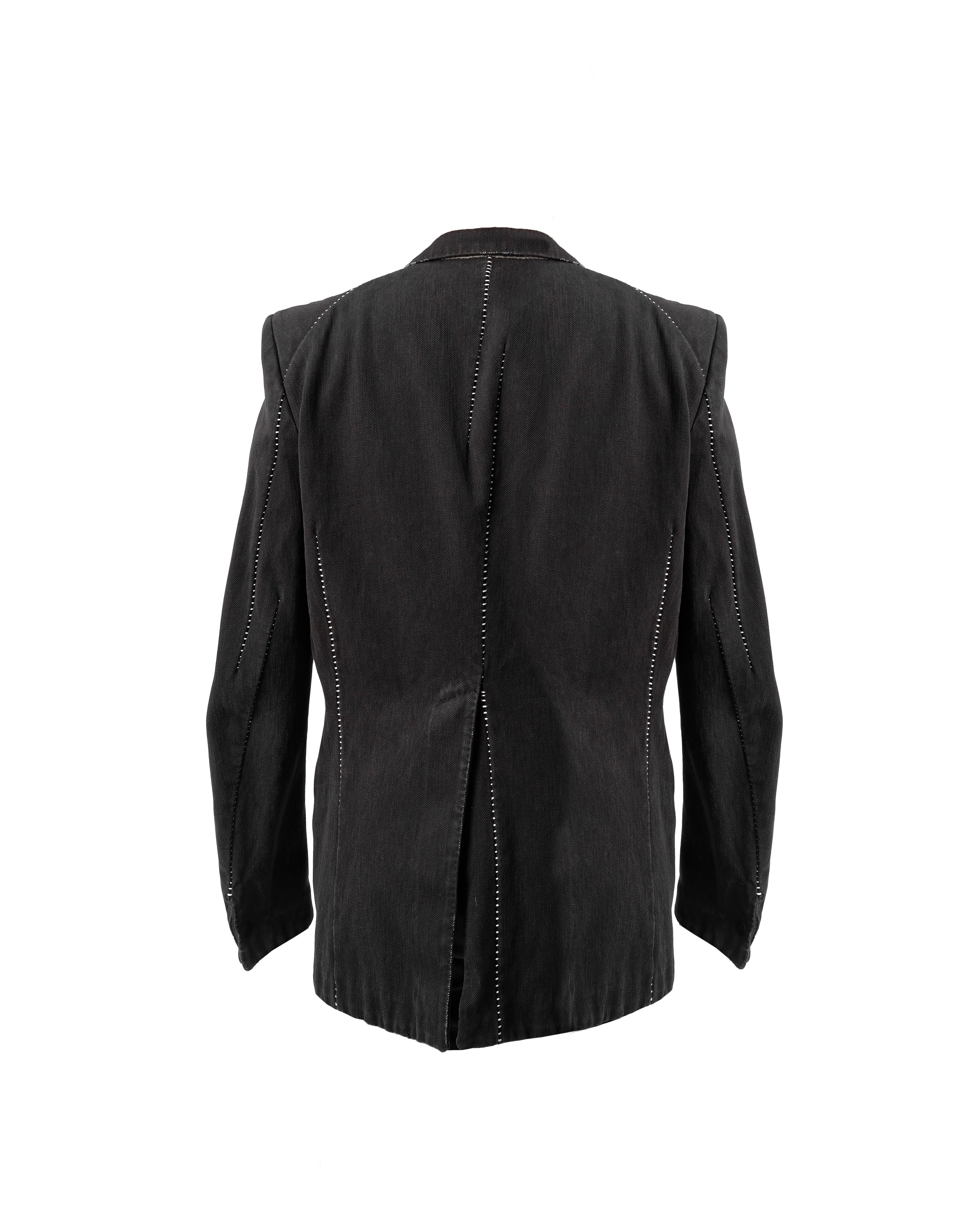 Carol Christian Poell Overlock Dead End One Button Jacket - Archived