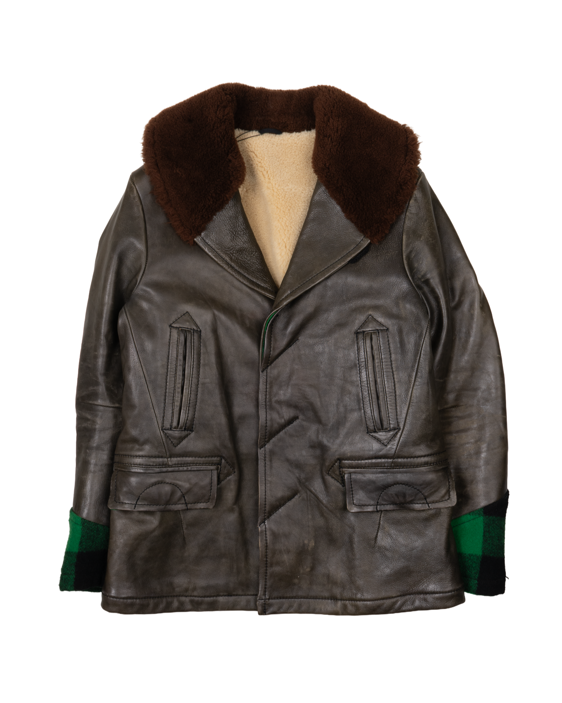 ジャケット・アウター NUMBER (N)INE 08aw cow leather coat Number (N)ine - Archived