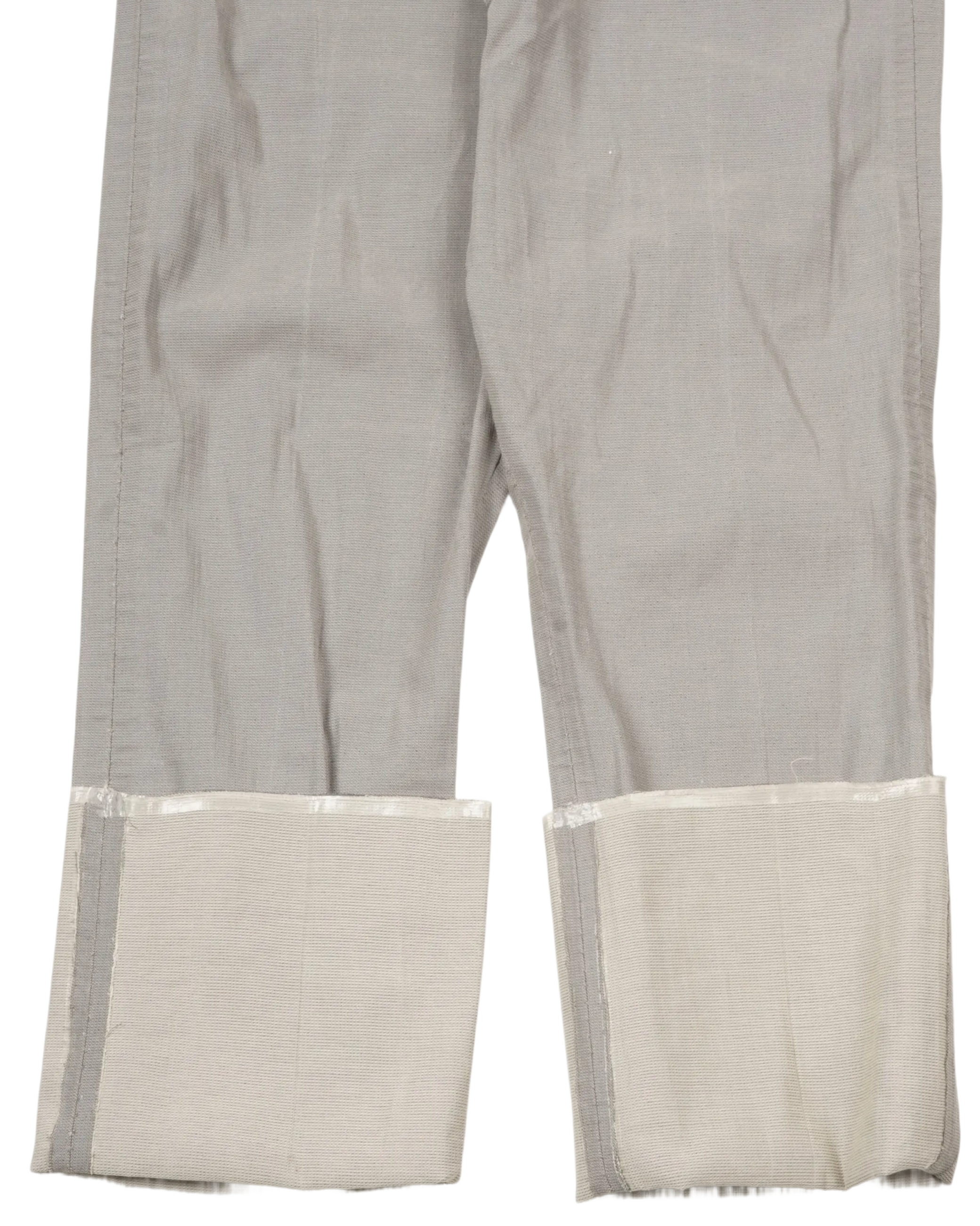 Carol Christian Poell Xposed Stirred Chain Seam Ankle Trousers Carol Christian Poell Xposed Stirred Chain Seam Ankle Trousers