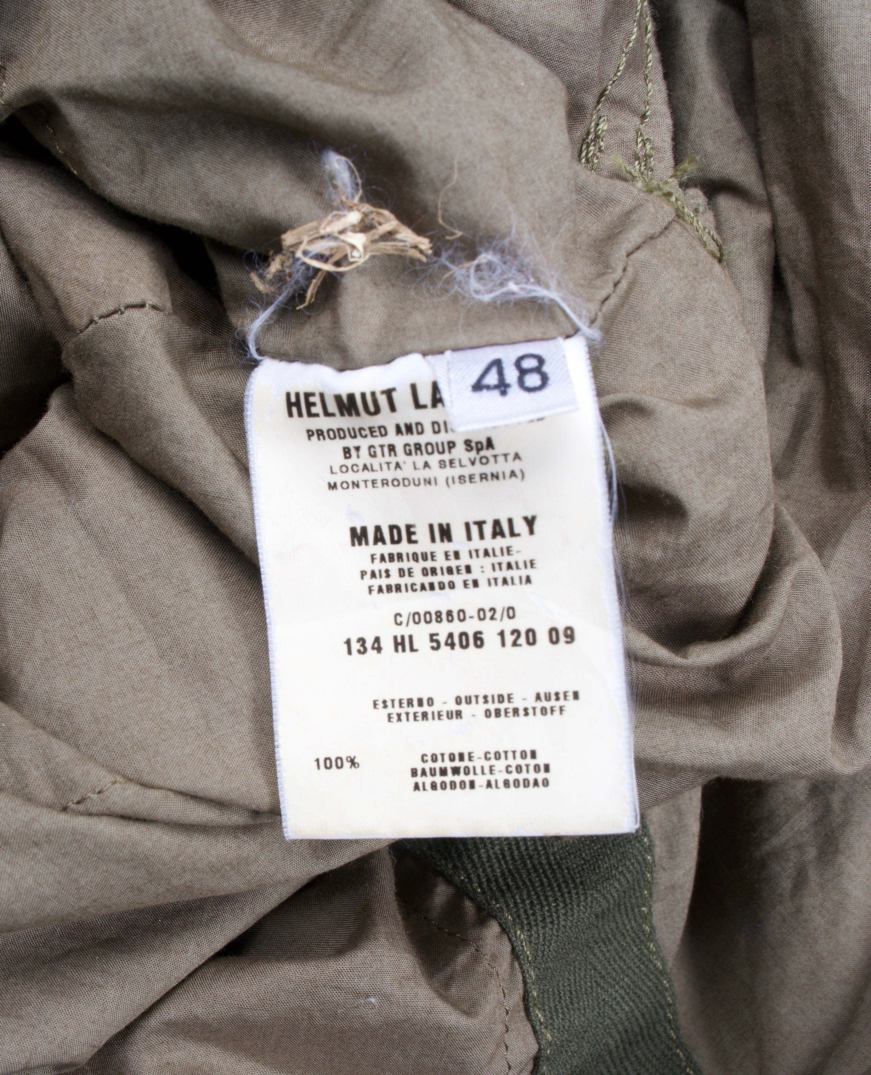 Helmut Lang AW1999 Flak Jacket - Archived