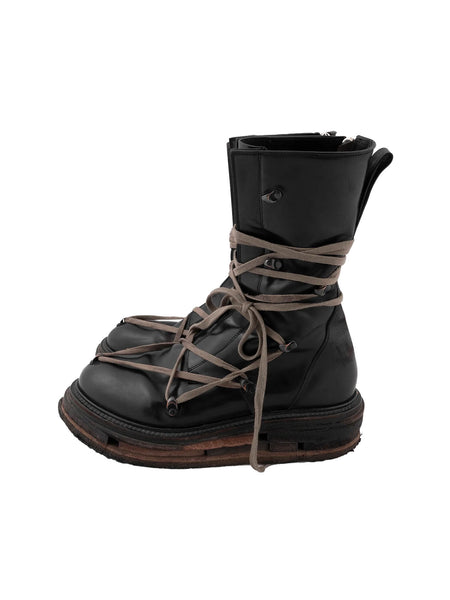 Rick Owens 'Glitter' Lego Sole Pentagram Boots - Archived
