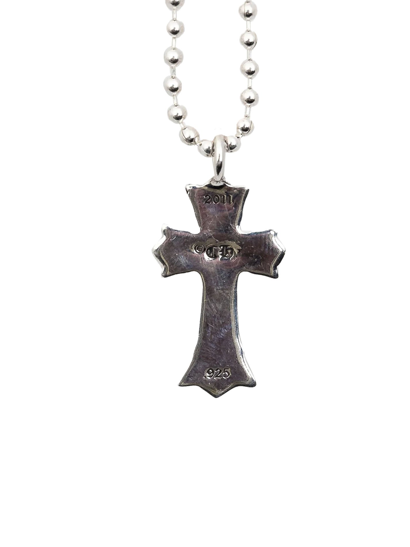Chrome Hearts Double Cross Charm Pendant - Archived