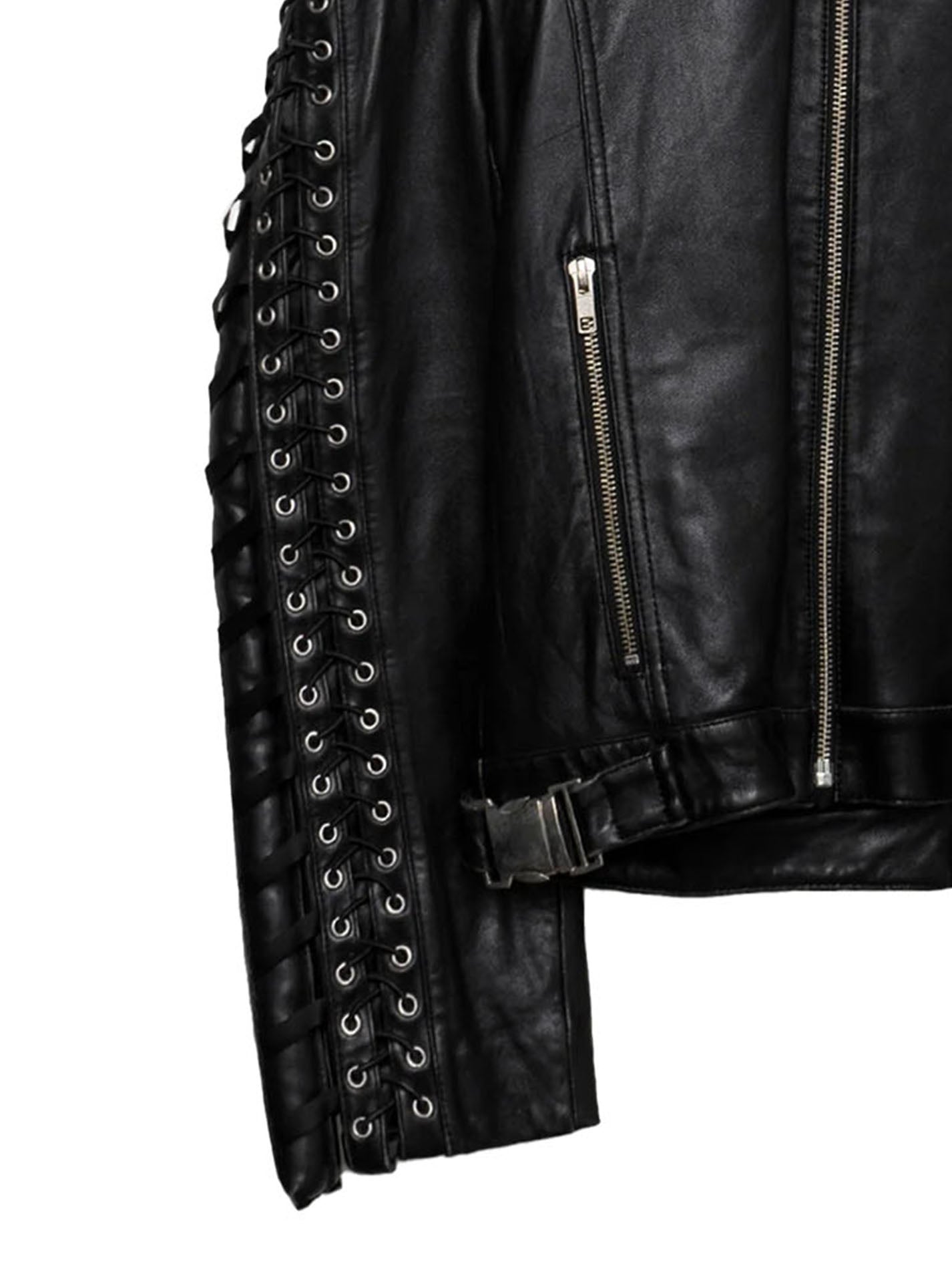 Hood by Air Leather Aviator Jacket - Archived