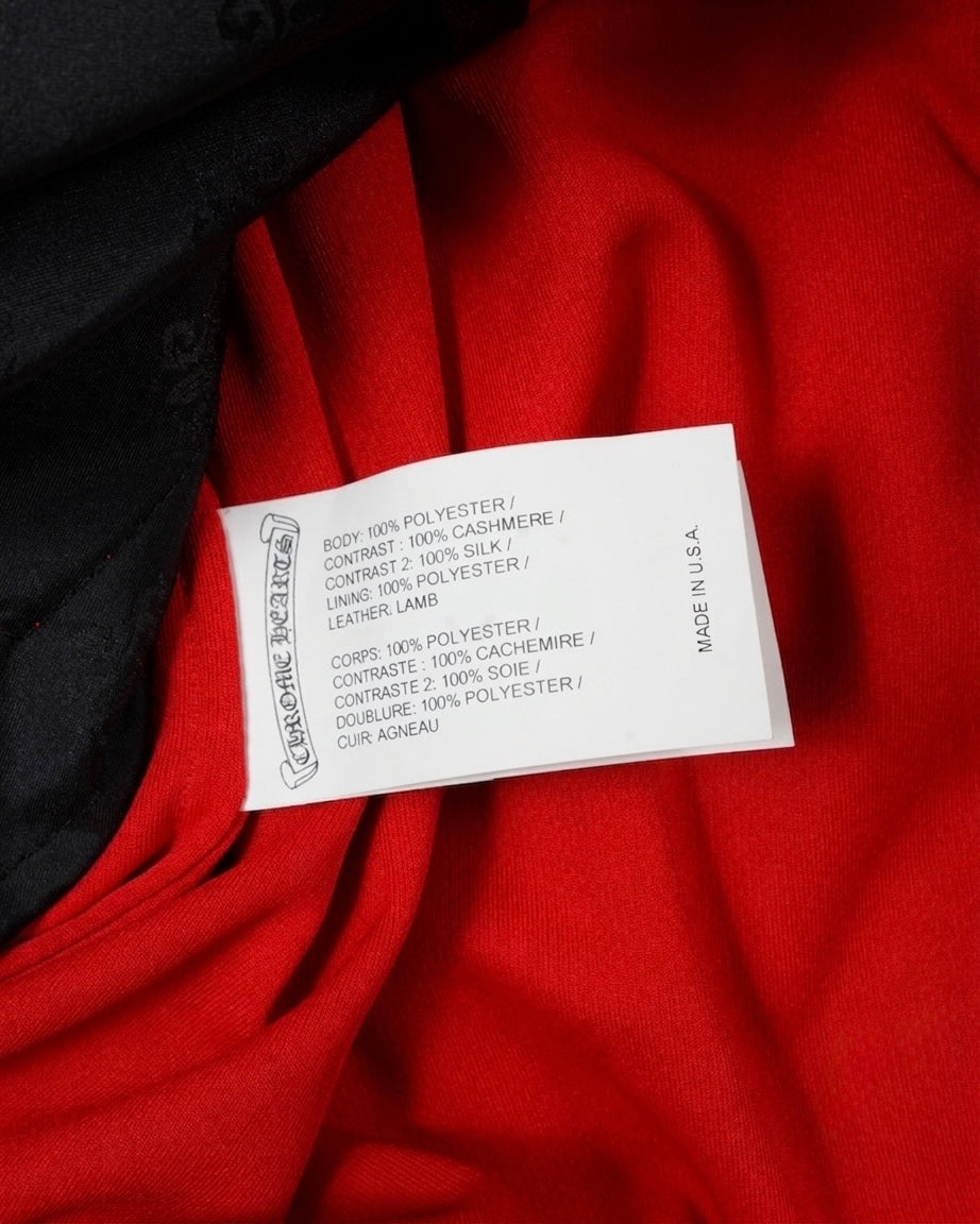 Chrome Hearts Red Triple Cross Track Jacket - Archived