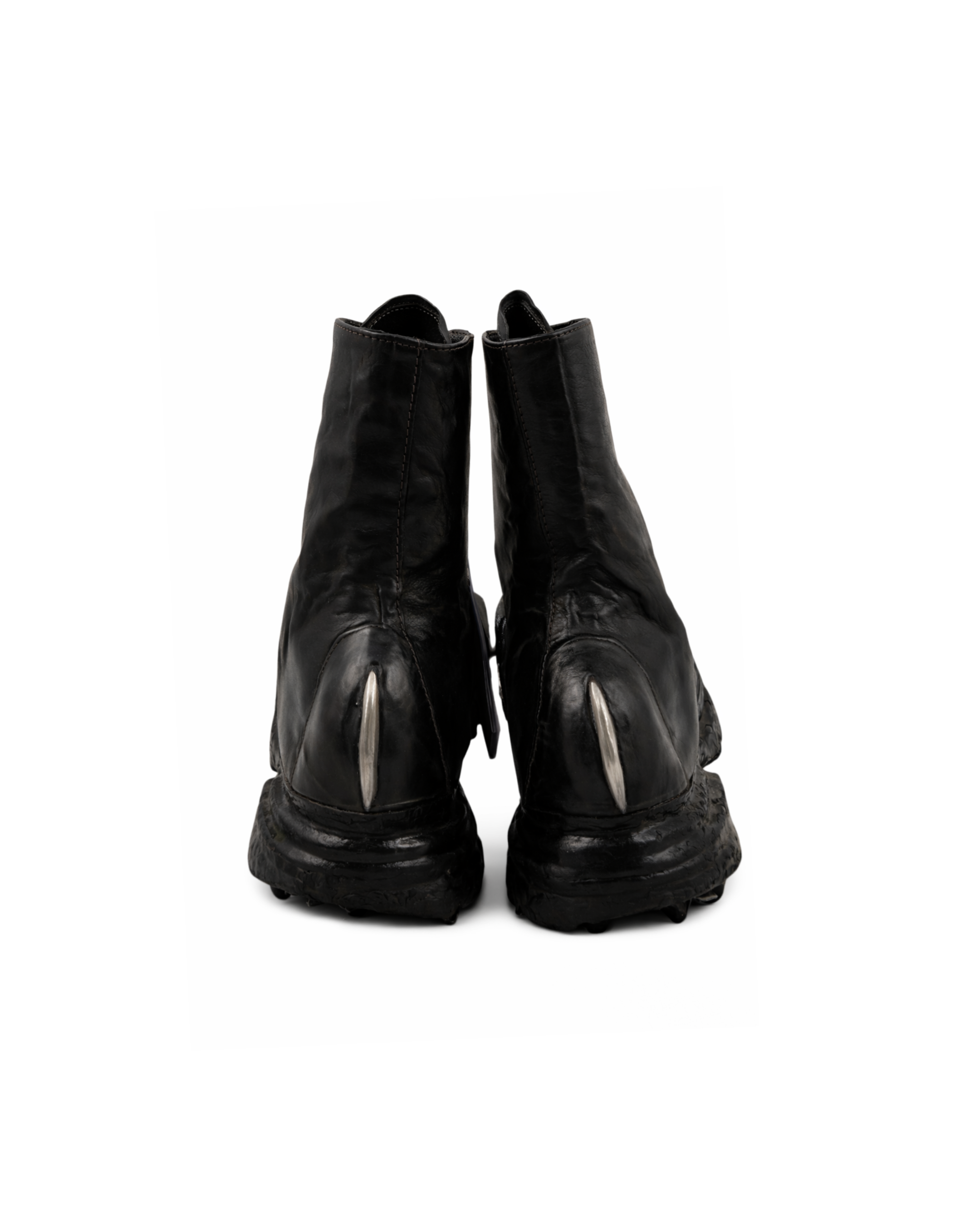 Carol Christian Poell Prosthetic Buckle Drip Boots - Archived