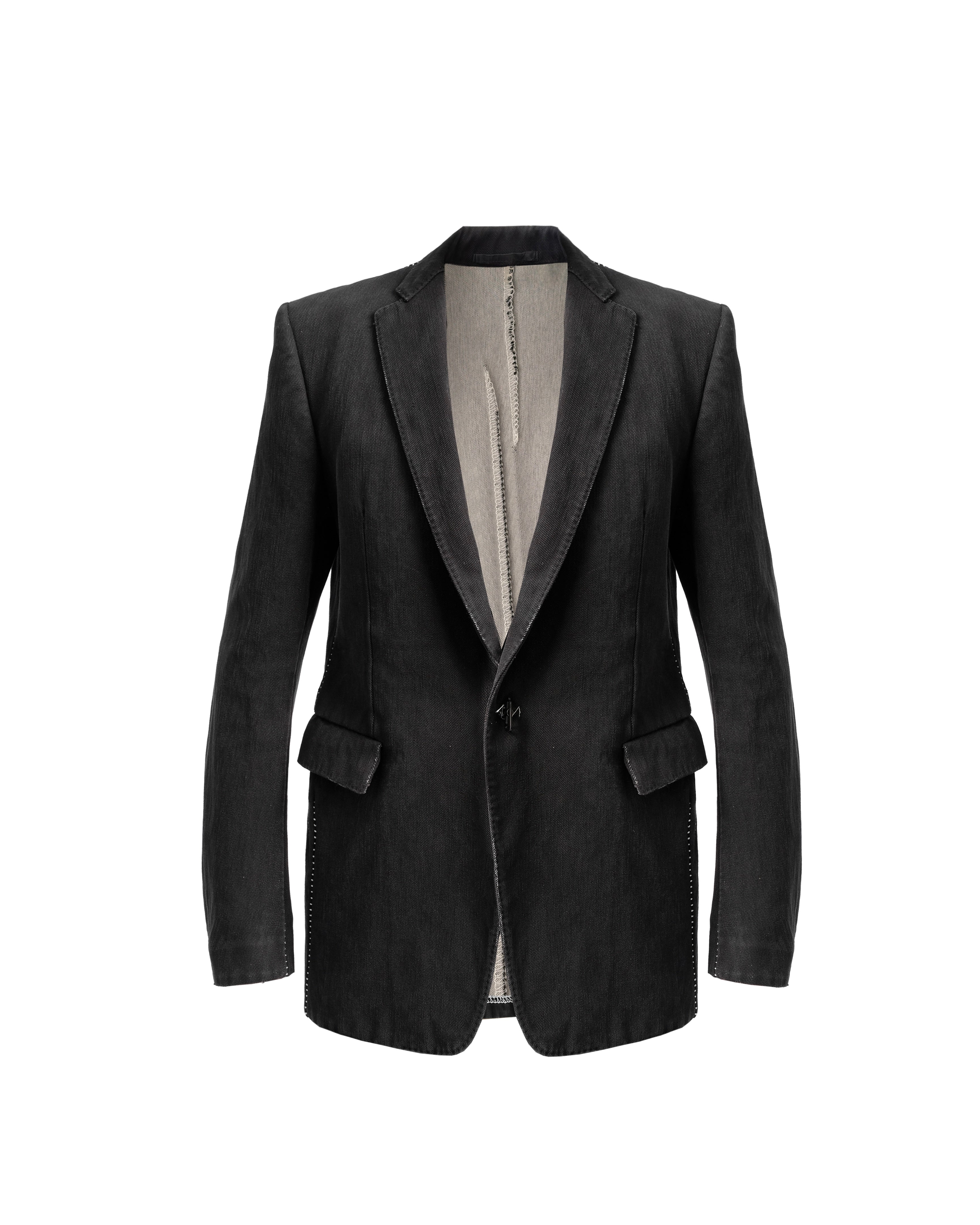 Carol Christian Poell Overlock Dead End One Button Jacket - Archived