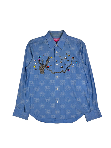 AD2004 JUNYA WATANABE シアーラメカットソー　archive AD2004 JUNYA WATANABE シアーラメカットソー archive JUNYA