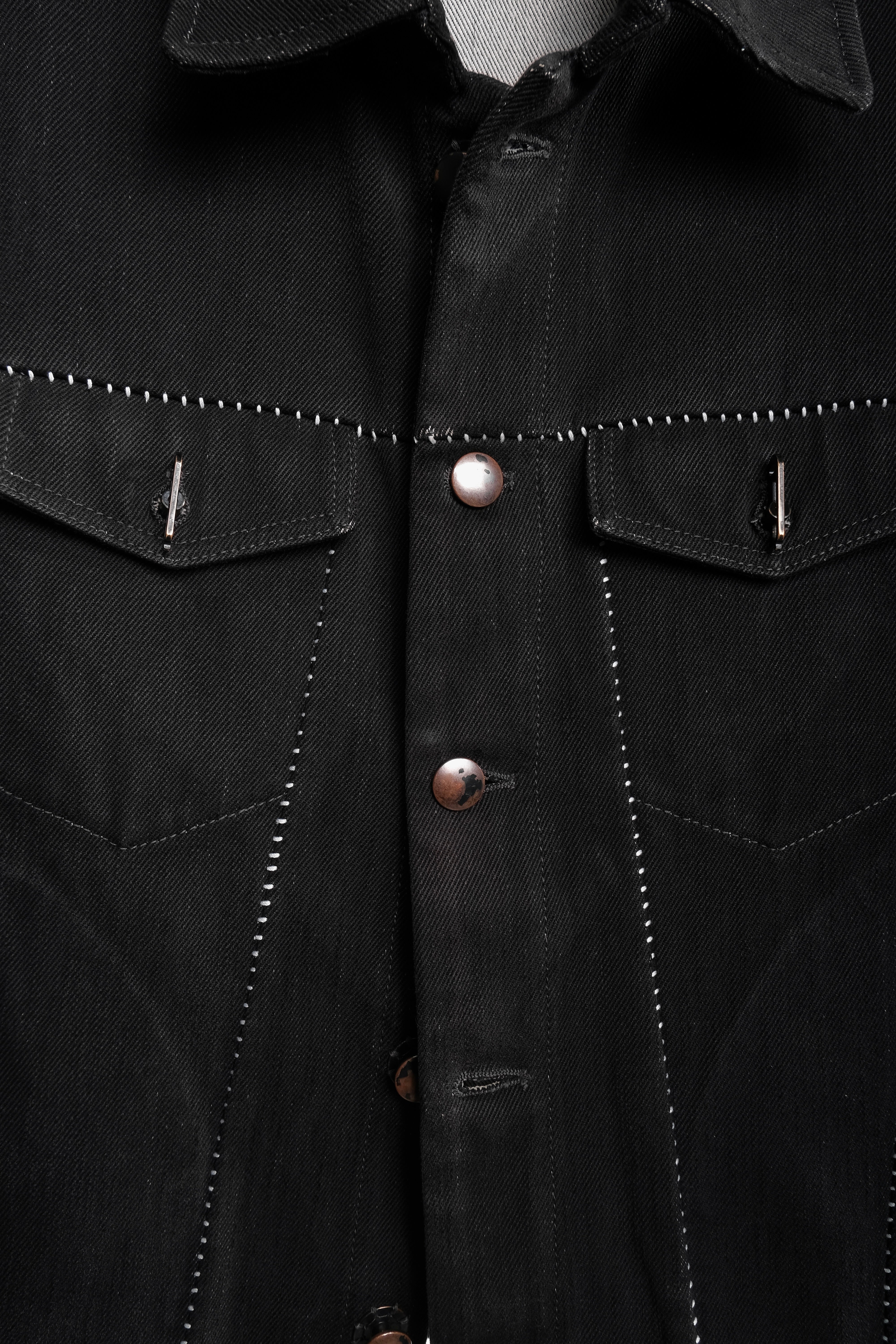Carol Christian Poell Overlock Dead End Denim Jacket - Archived