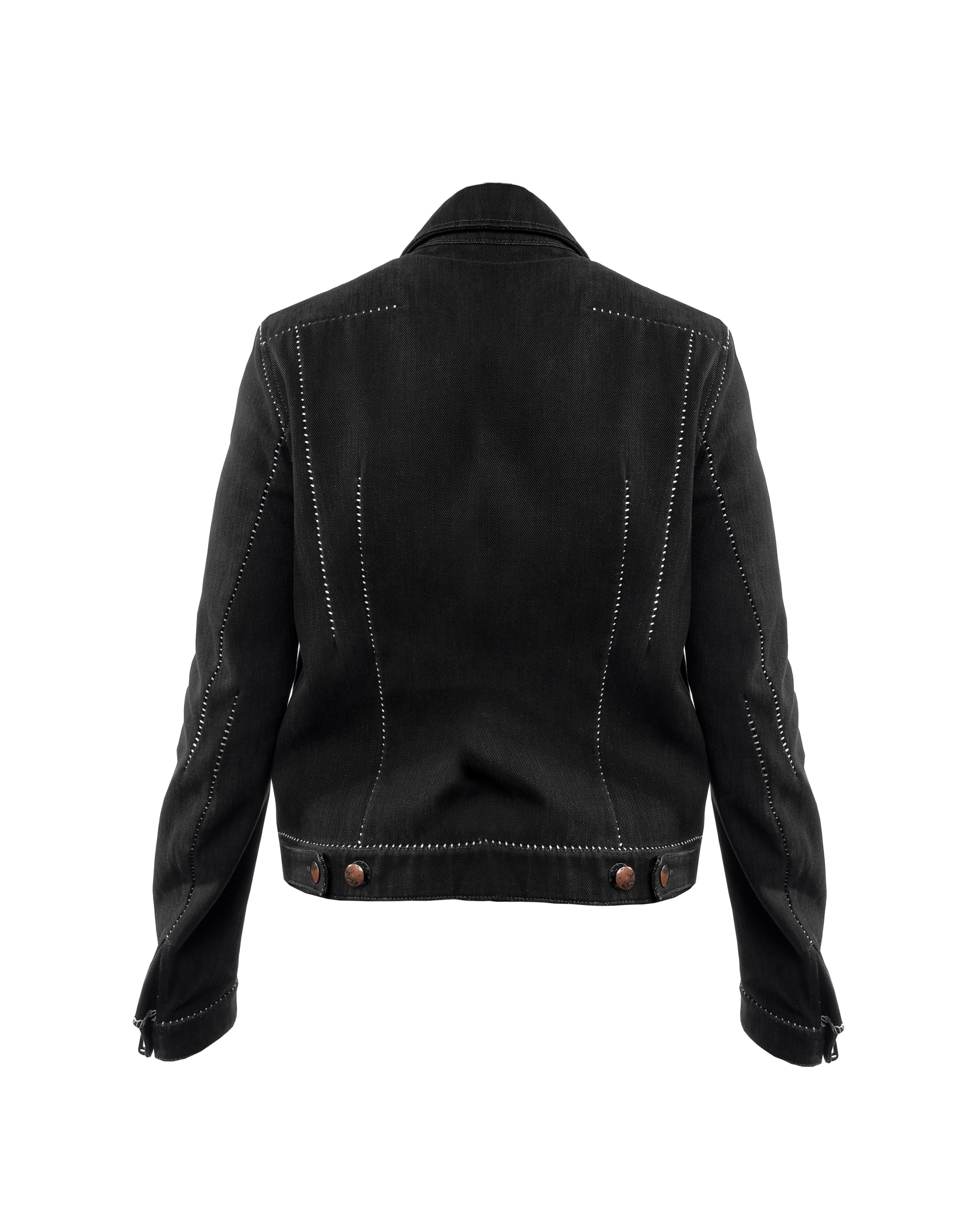 Carol Christian Poell Overlock Dead End Denim Jacket - Archived