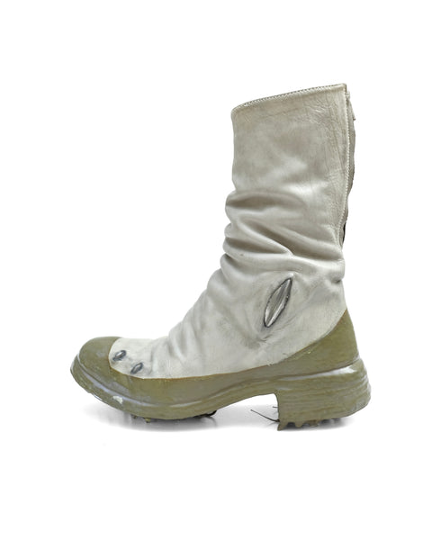 靴 Carol Christian Poell Prosthetic Boots Carol Christian Poell Red Prosthetic Tornado Boots – akaibu.co