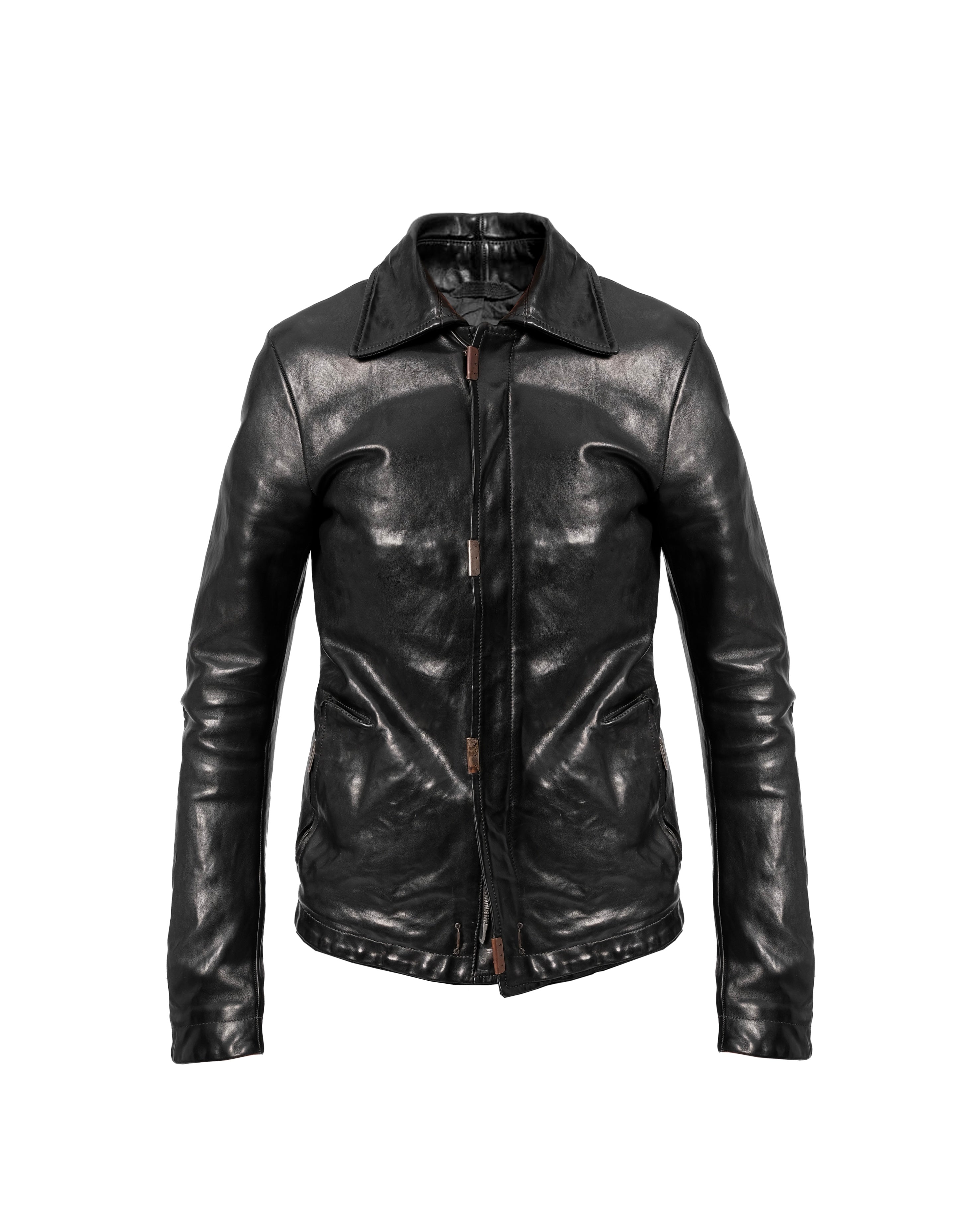 Carol Christian Poell O.D. Lined Scarstiched Leather Jacket - Archived