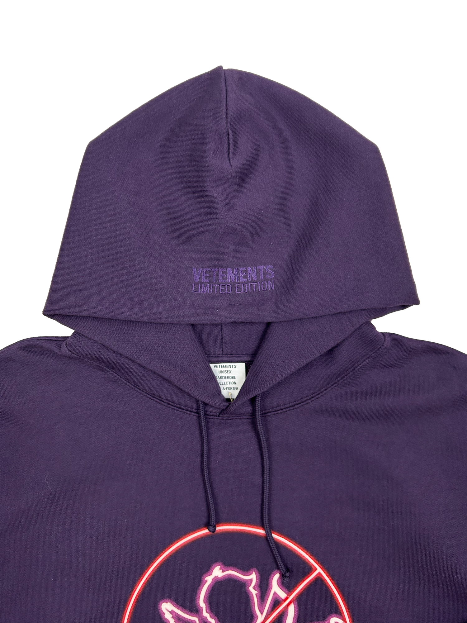 Vetements FW2021 No Time For Romance Hoodie - Archived Vetements FW2021 No Time For Romance Hoodie - Archived